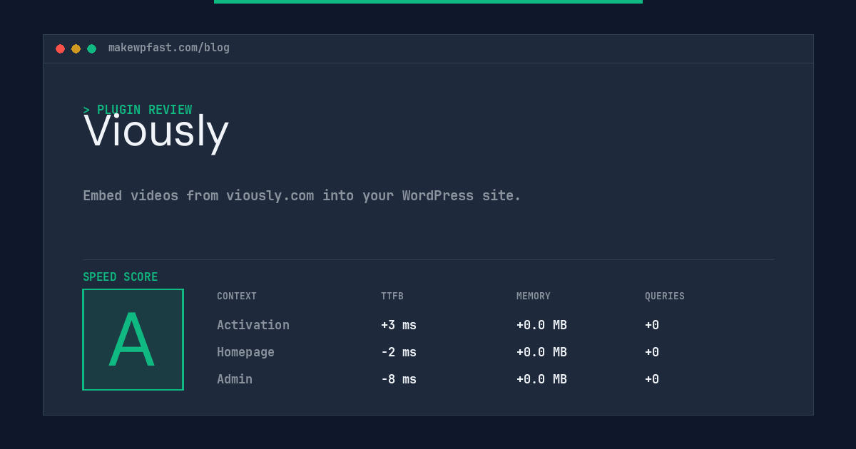 Viously - MakeWPFast