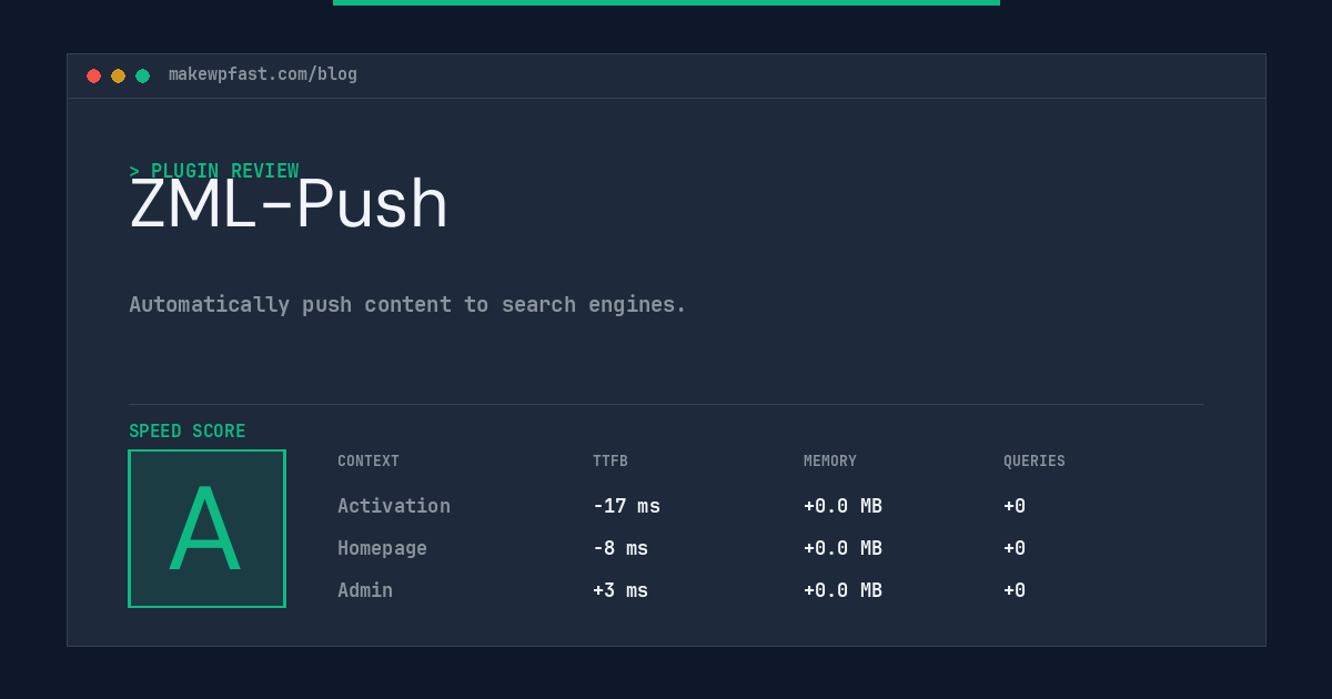 ZML-Push - MakeWPFast