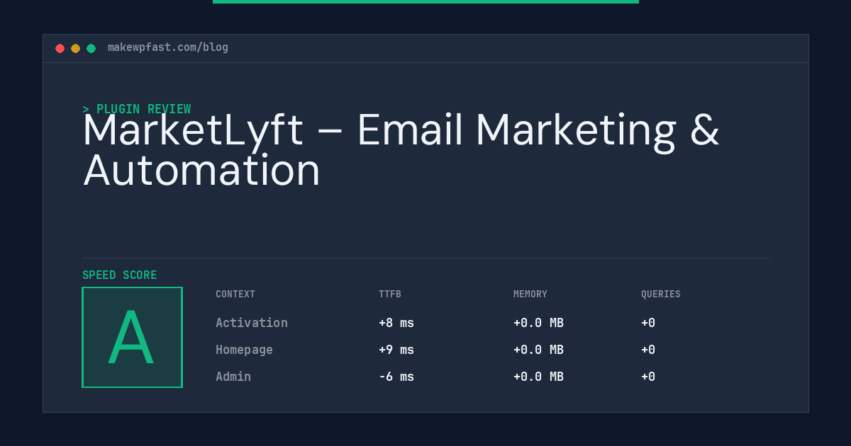 MarketLyft – Email Marketing & Automation - MakeWPFast