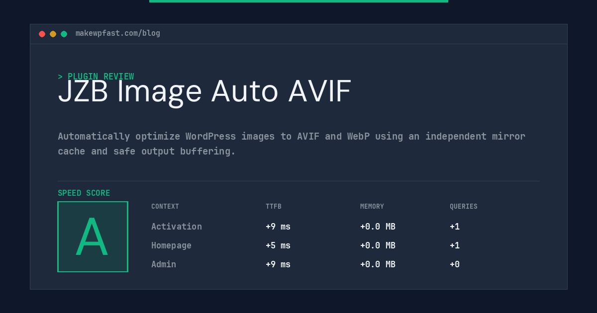 JZB Image Auto AVIF - MakeWPFast
