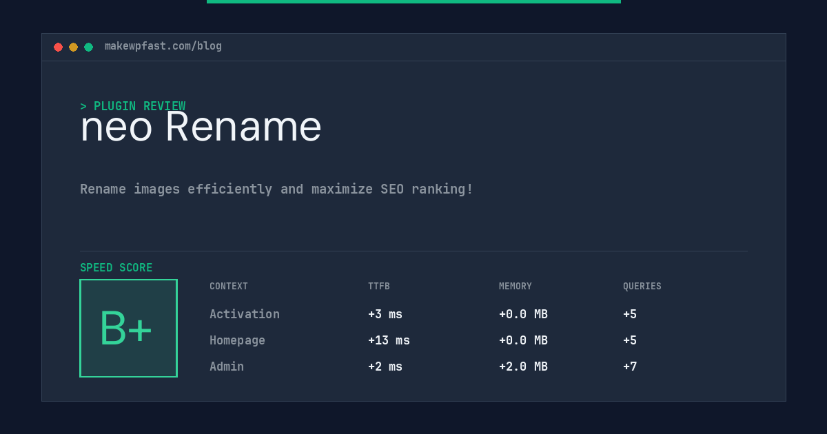 neo Rename - MakeWPFast