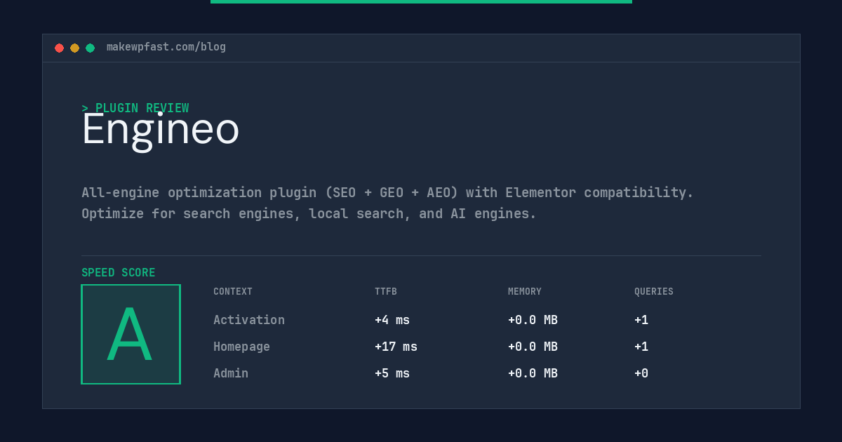 Engineo - MakeWPFast
