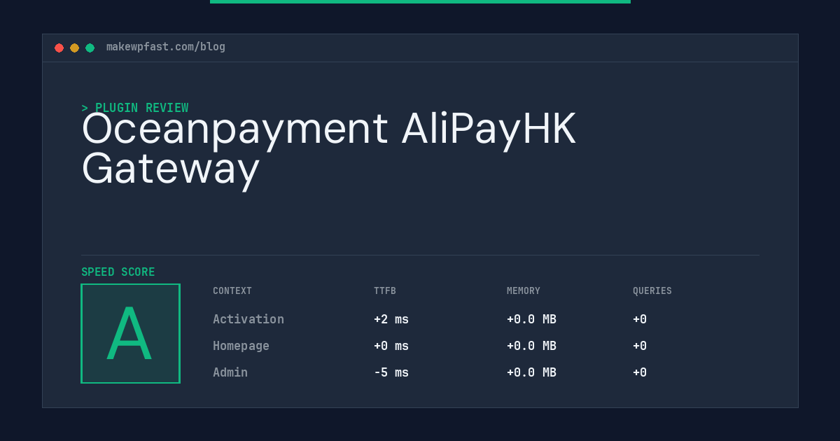 Oceanpayment AliPayHK Gateway - MakeWPFast