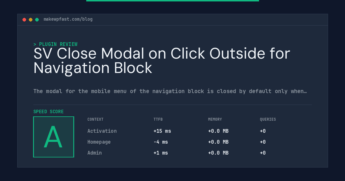 SV Close Modal on Click Outside for Navigation Block - MakeWPFast