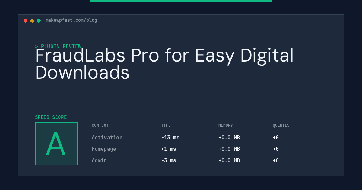 FraudLabs Pro for Easy Digital Downloads - MakeWPFast