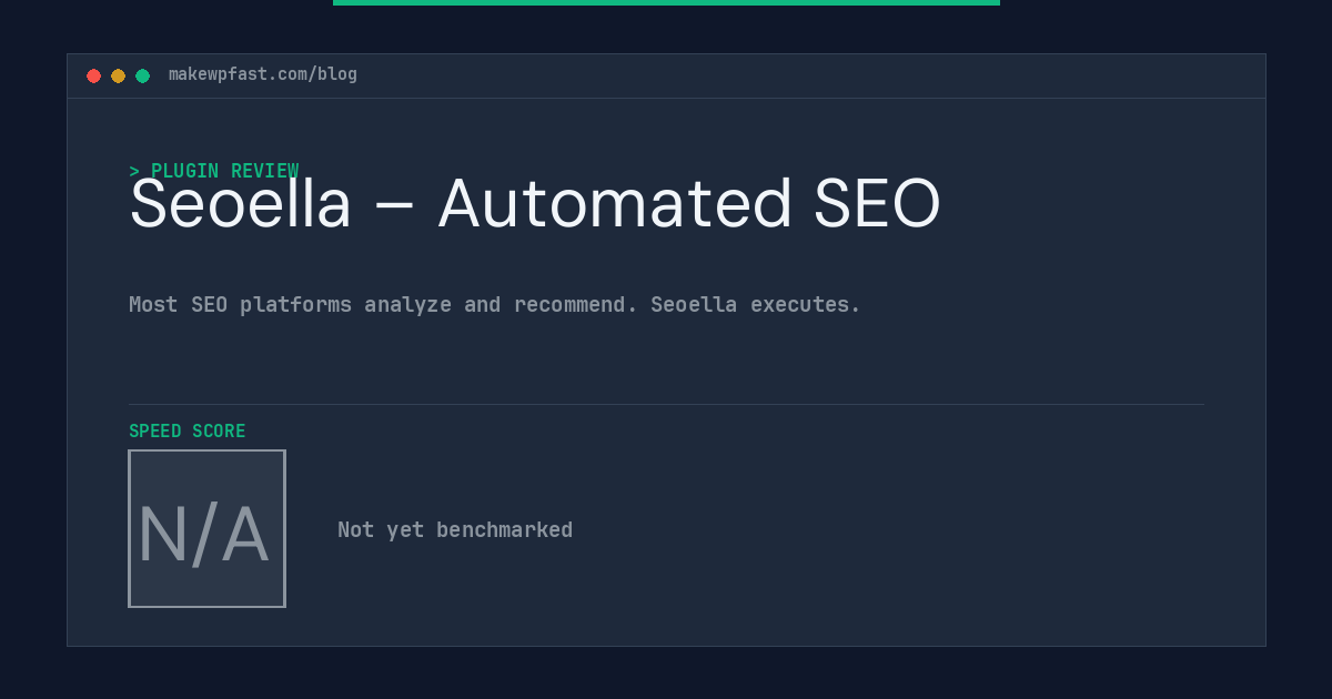Seoella – Automated SEO - MakeWPFast