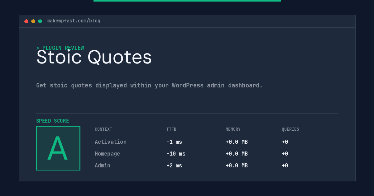 Stoic Quotes - MakeWPFast