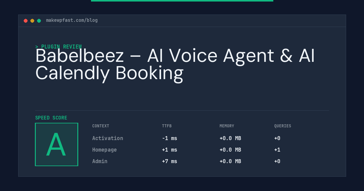 Babelbeez – AI Voice Agent & AI Calendly Booking - MakeWPFast