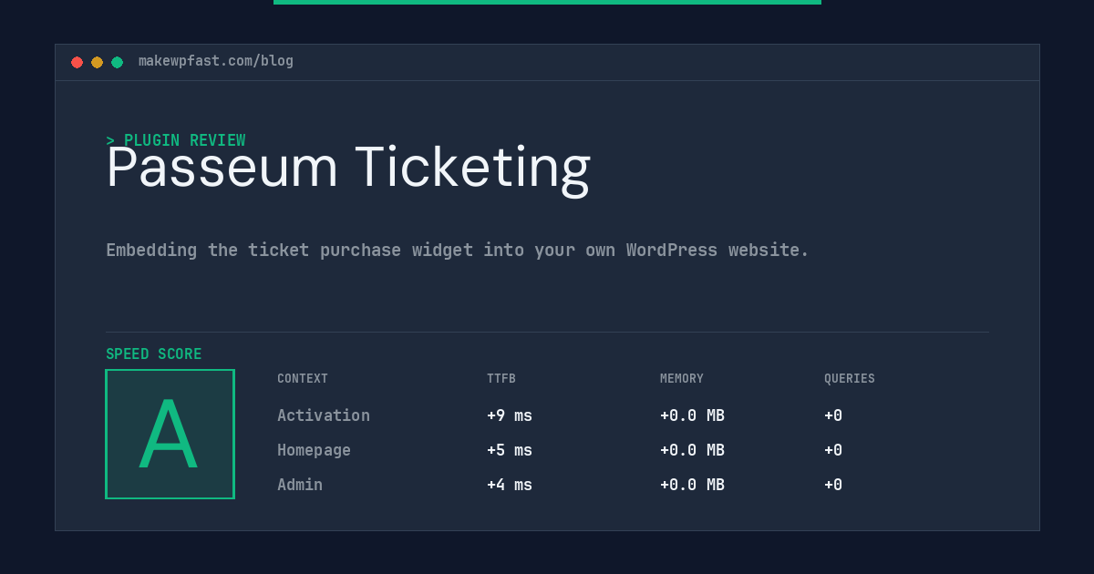 Passeum Ticketing - MakeWPFast