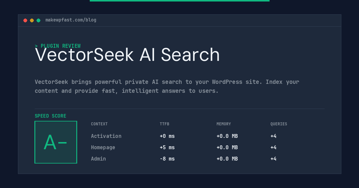 VectorSeek AI Search - MakeWPFast