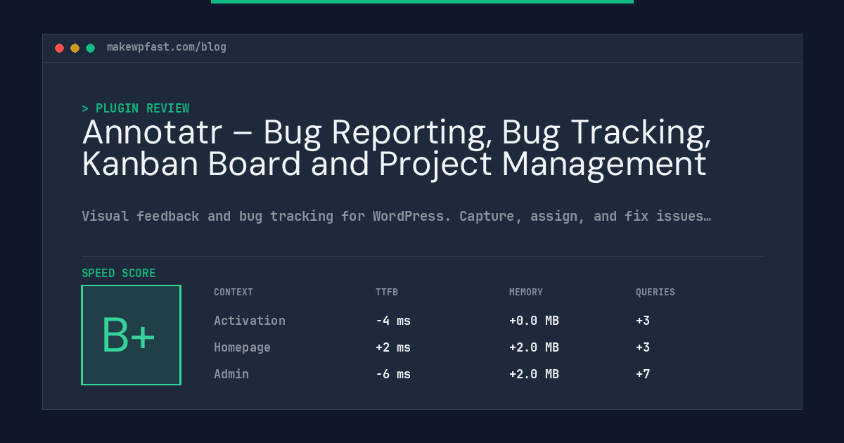Annotatr – Bug Reporting, Bug Tracking, Kanban Board and Project Management - MakeWPFast