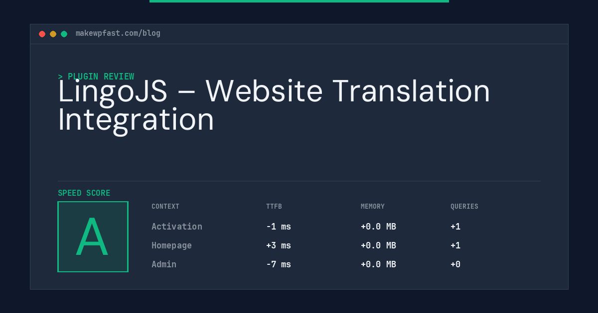 LingoJS – Website Translation Integration - MakeWPFast