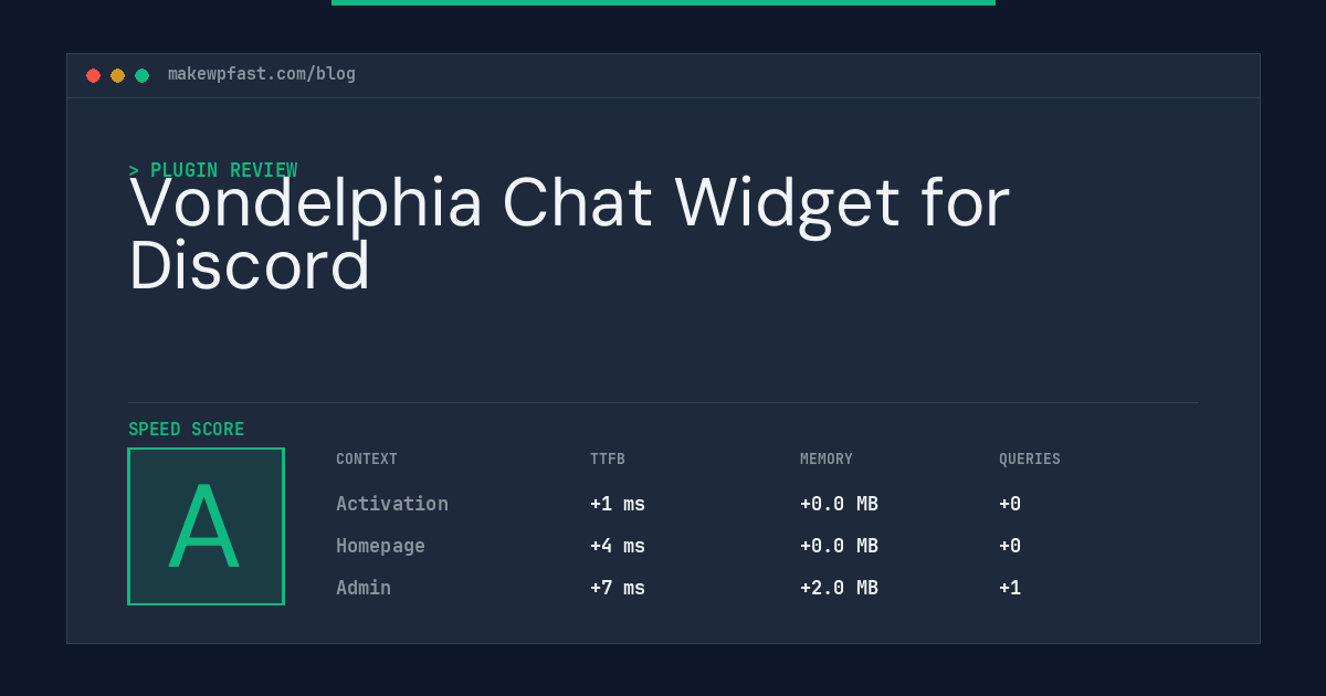 Vondelphia Chat Widget for Discord - MakeWPFast