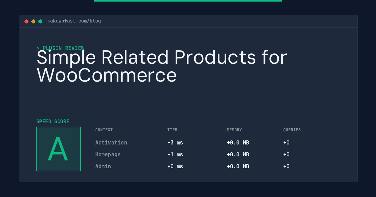 Simple Related Products for WooCommerce - MakeWPFast
