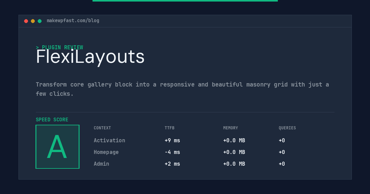 FlexiLayouts - MakeWPFast