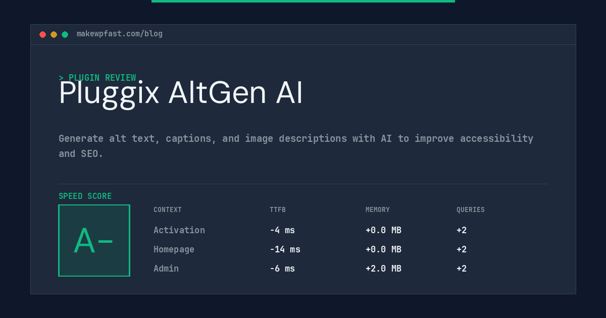 Pluggix AltGen AI - MakeWPFast