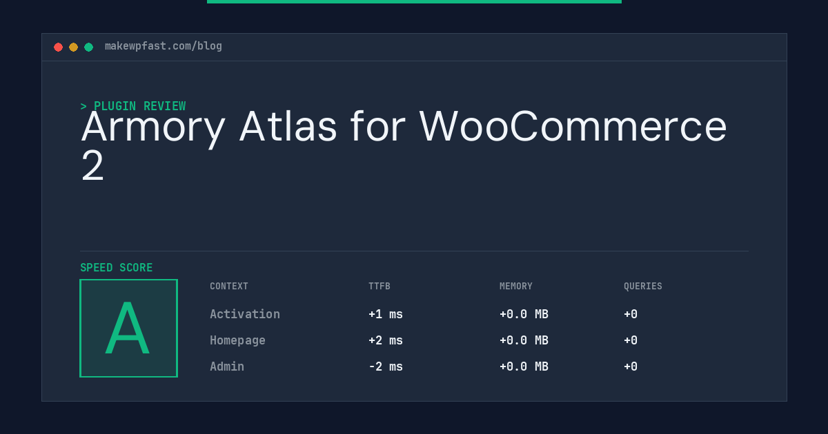 Armory Atlas for WooCommerce 2 - MakeWPFast