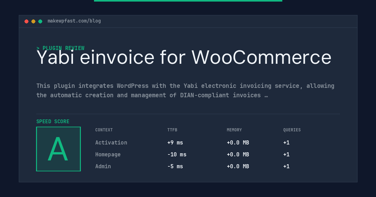 Yabi einvoice for WooCommerce - MakeWPFast
