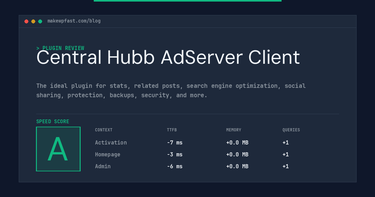 Central Hubb AdServer Client - MakeWPFast