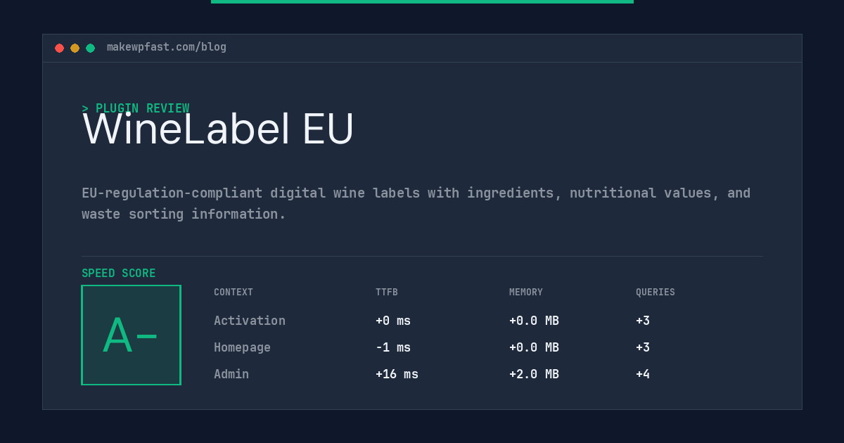 WineLabel EU - MakeWPFast