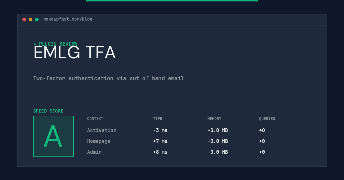 EMLG TFA - MakeWPFast