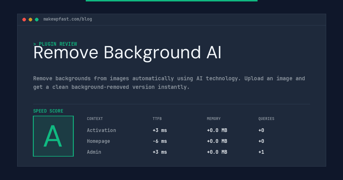 Remove Background AI - MakeWPFast