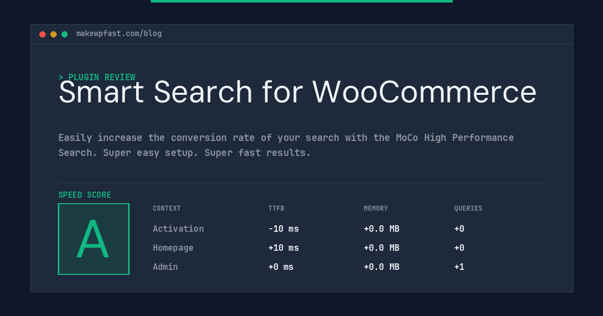 Smart Search for WooCommerce - MakeWPFast