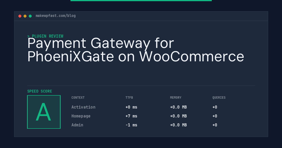 Payment Gateway for PhoeniXGate on WooCommerce - MakeWPFast