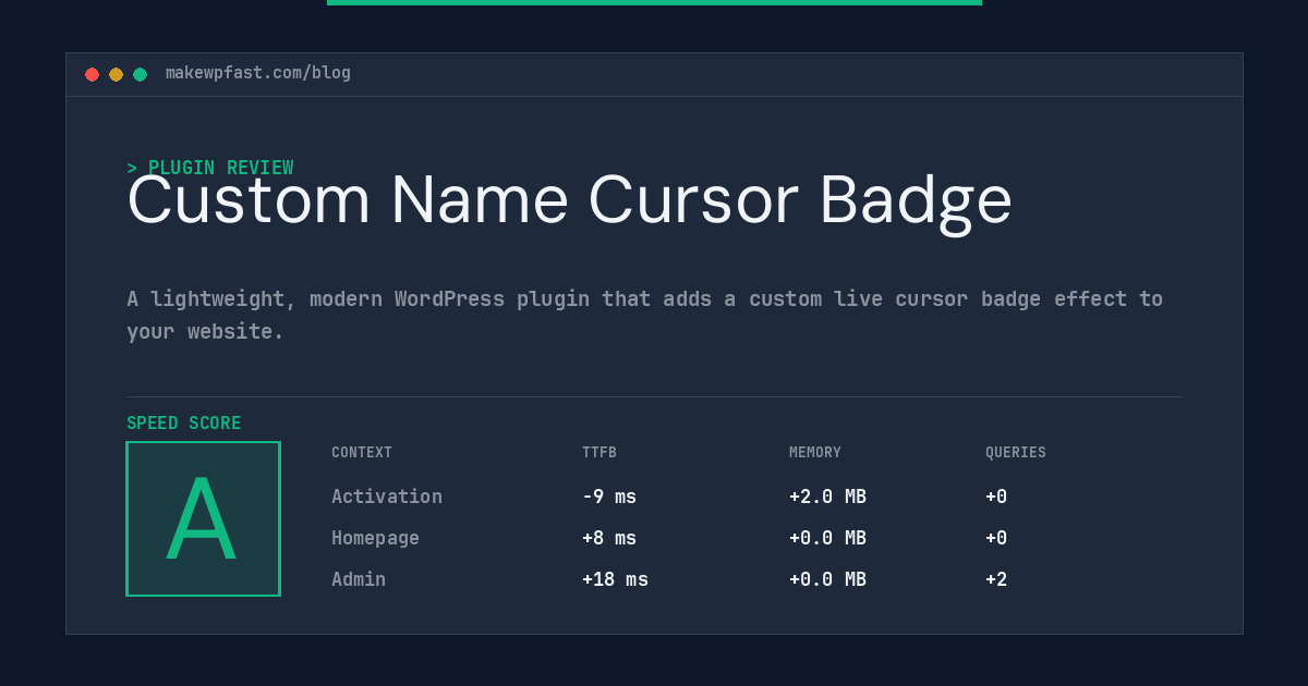 Custom Name Cursor Badge - MakeWPFast