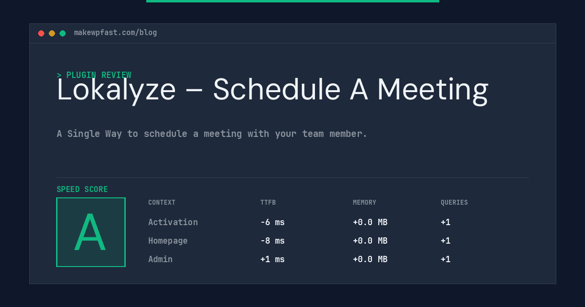 Lokalyze – Schedule A Meeting - MakeWPFast