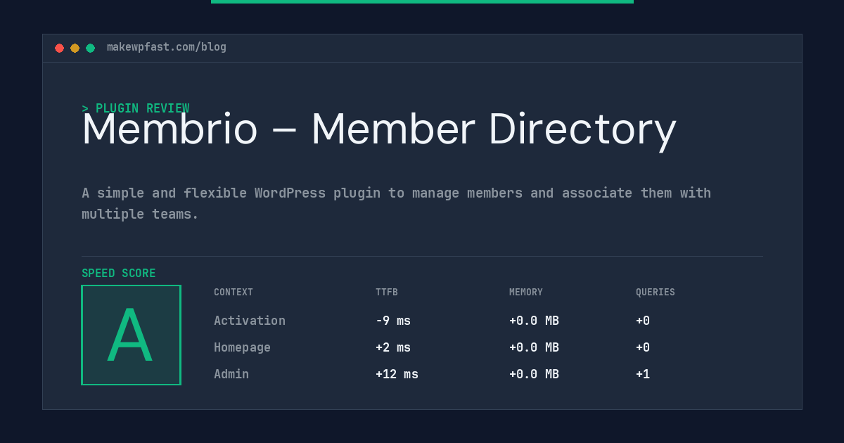 Membrio – Member Directory - MakeWPFast