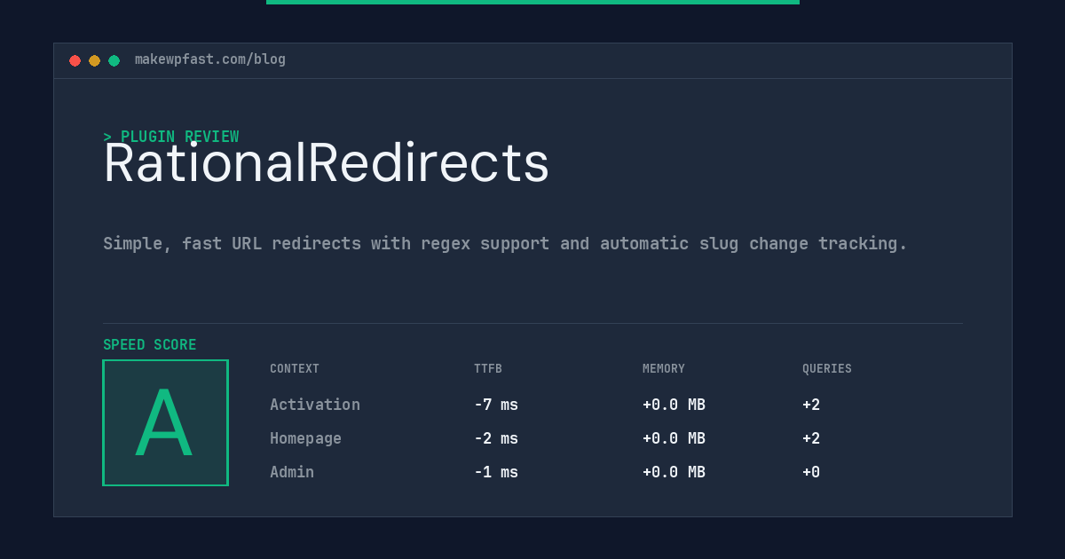 RationalRedirects - MakeWPFast