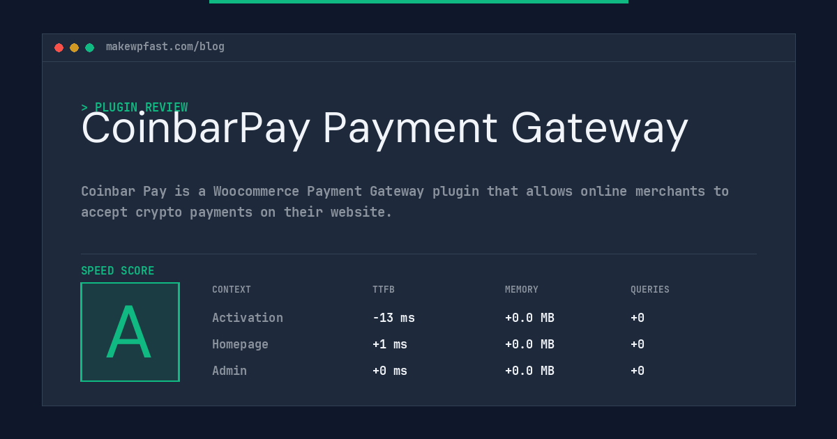 CoinbarPay Payment Gateway - MakeWPFast