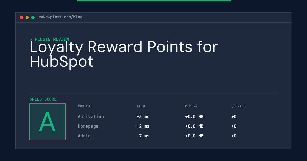Loyalty Reward Points for HubSpot - MakeWPFast