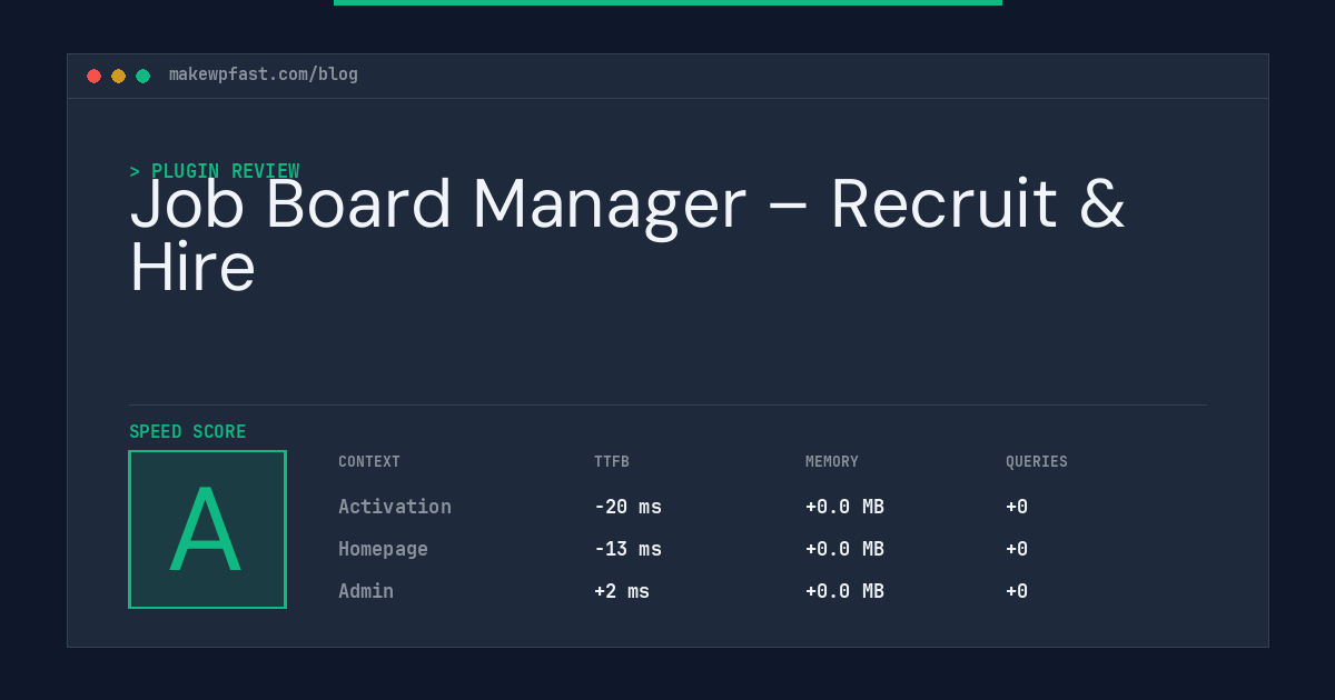 Job Board Manager – Recruit & Hire - MakeWPFast