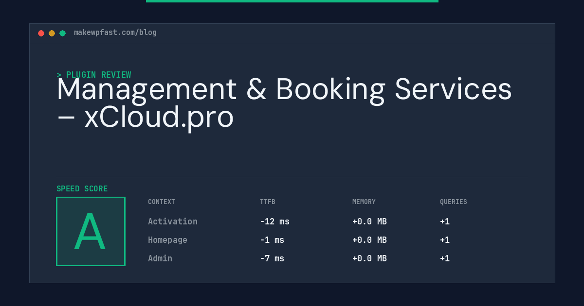 Management & Booking Services – xCloud.pro - MakeWPFast