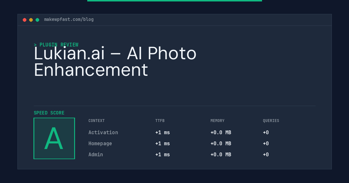 Lukian.ai – AI Photo Enhancement - MakeWPFast