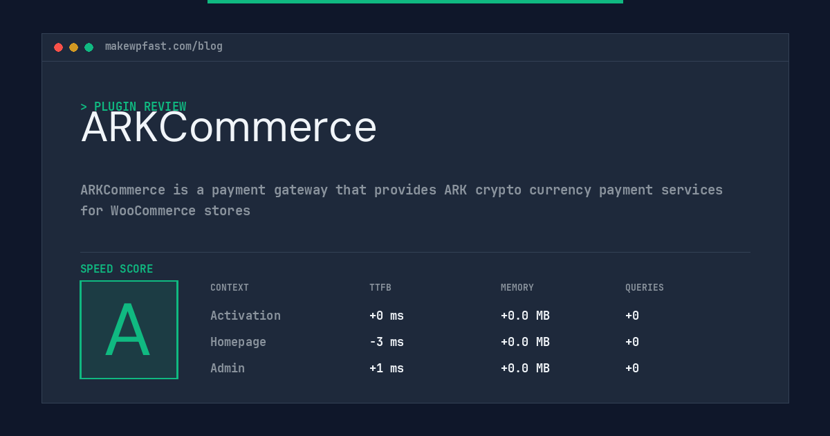 ARKCommerce - MakeWPFast