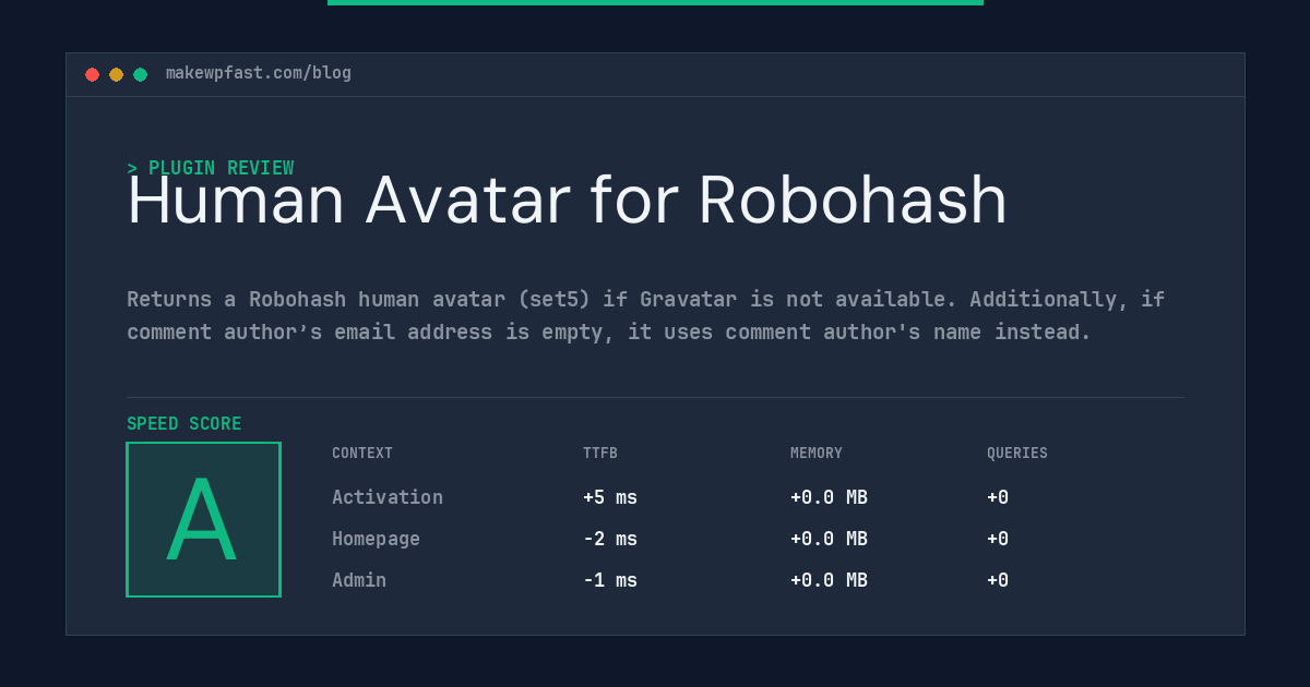 Human Avatar for Robohash - MakeWPFast