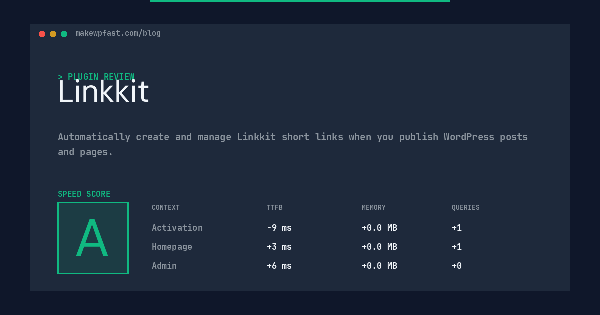 Linkkit - MakeWPFast
