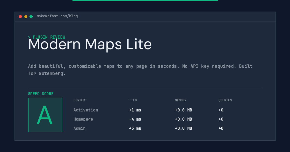 Modern Maps Lite - MakeWPFast