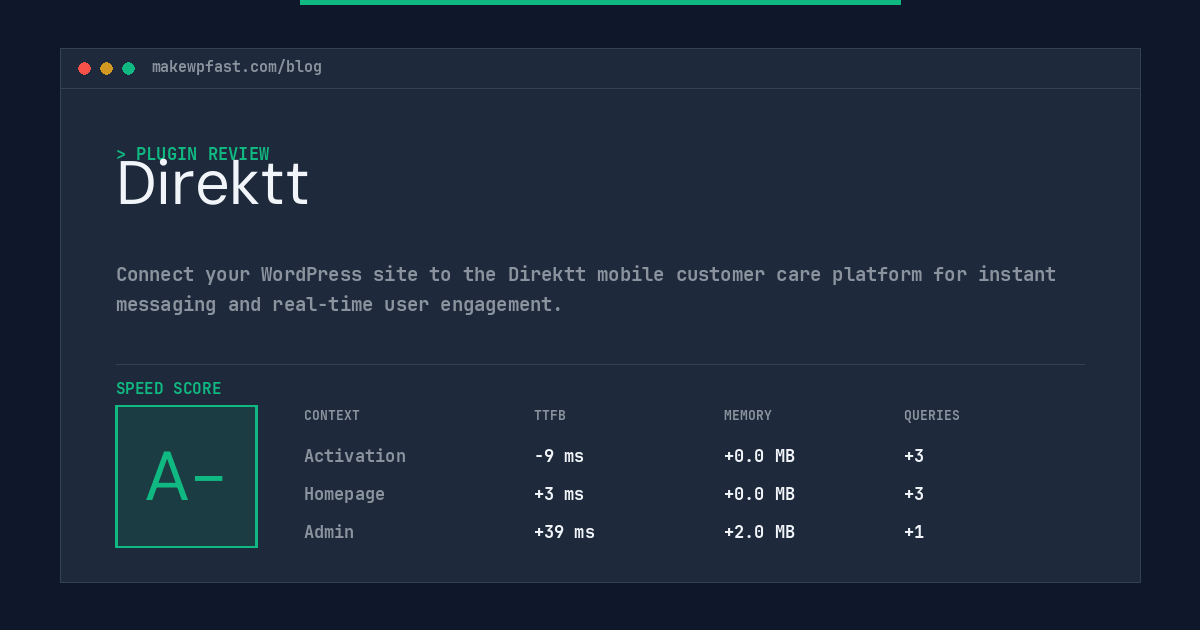 Direktt - MakeWPFast