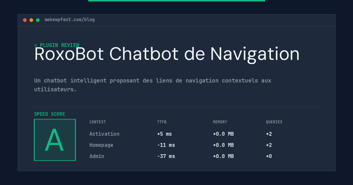 RoxoBot Chatbot de Navigation - MakeWPFast
