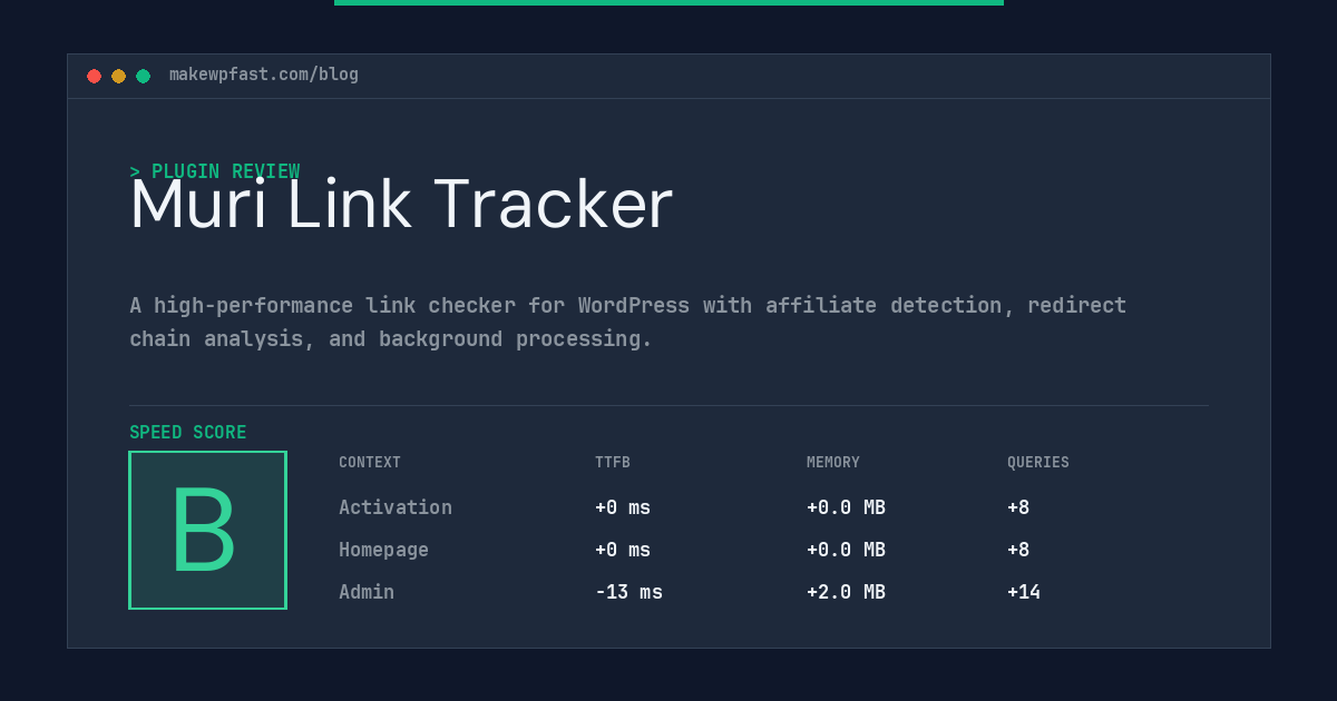 Muri Link Tracker - MakeWPFast