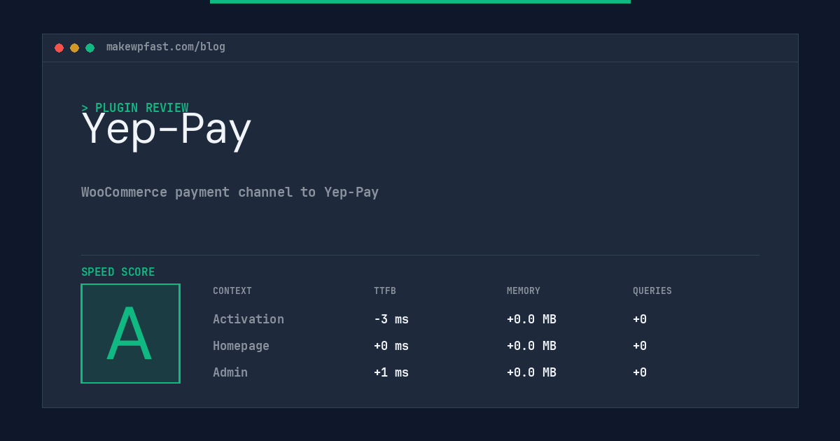 Yep-Pay - MakeWPFast