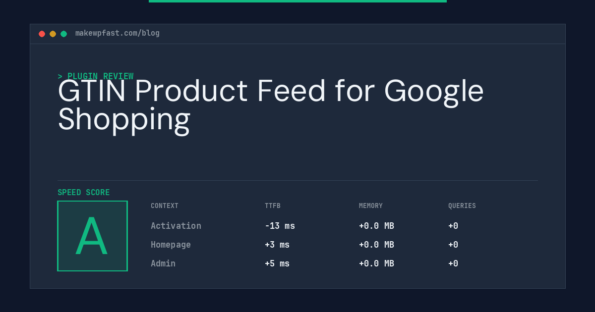 GTIN Product Feed for Google Shopping - MakeWPFast
