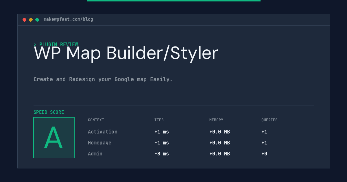 WP Map Builder/Styler - MakeWPFast