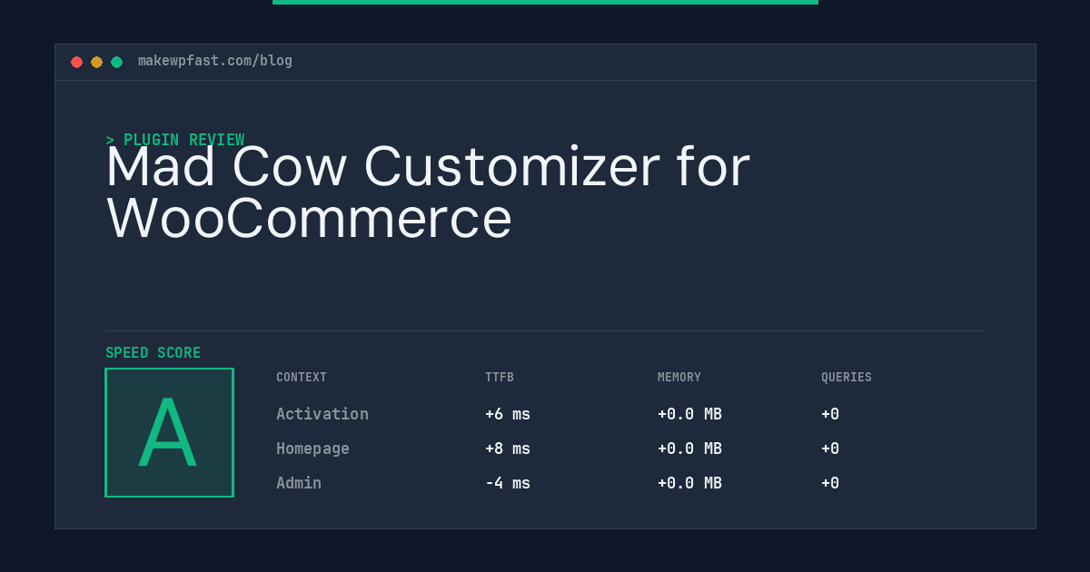 Mad Cow Customizer for WooCommerce - MakeWPFast