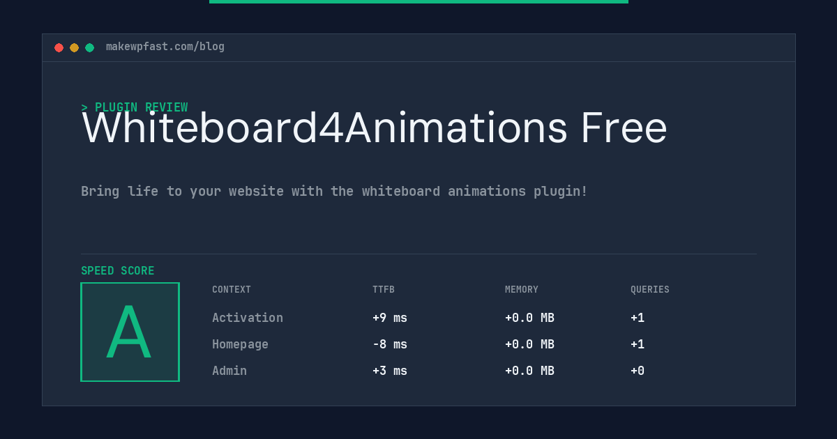Whiteboard4Animations Free - MakeWPFast