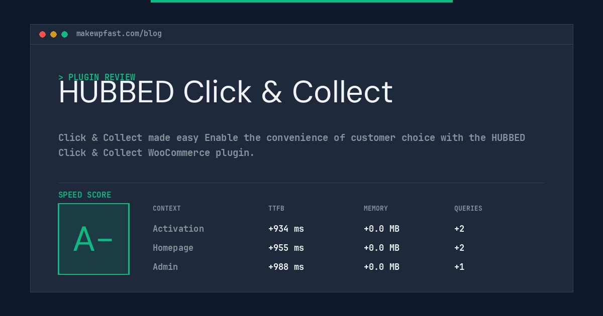 HUBBED Click & Collect - MakeWPFast